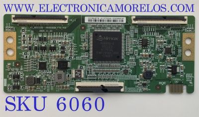 T-CON PARA TV RCA / NUMERO DE PARTE 44-9771834A / 47_6021520 / XY5A18D8510 / PANEL HV550QUB-F70 / MODELO RWOSU5549-B